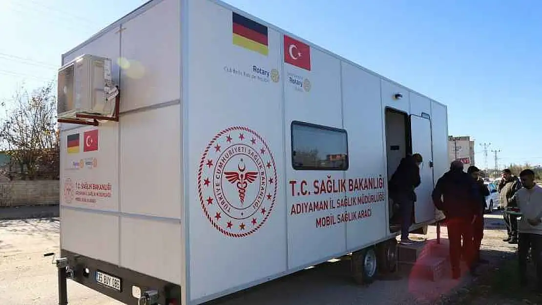 Rotary'den Adıyaman'a Mobil Klinik Desteği