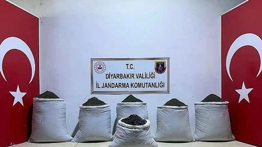 Diyarbakır'da 123 kilogram esrar ele geçirildi