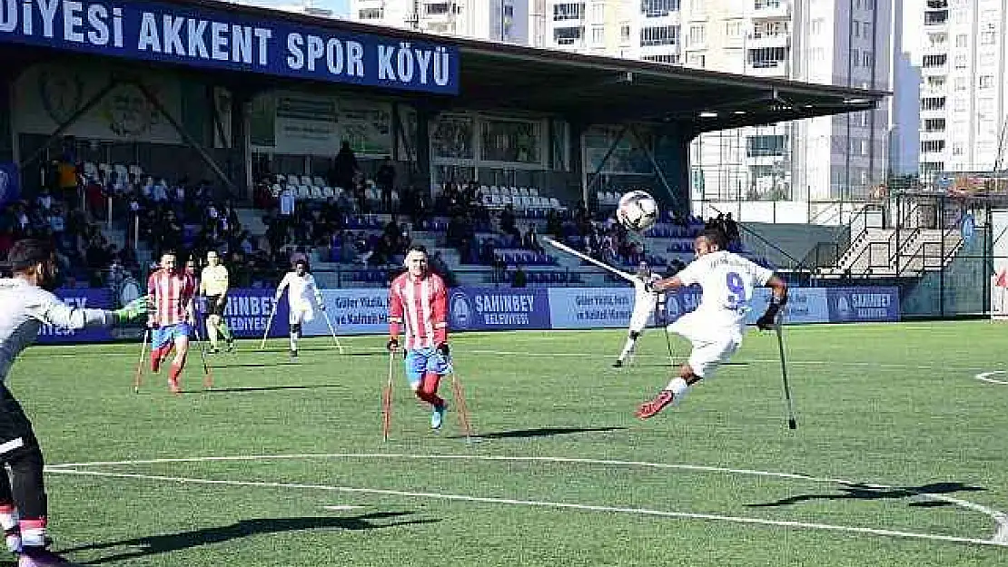 Şahinbey Ampute, Gebze Belediye Spor'u 4-0 mağlup etti