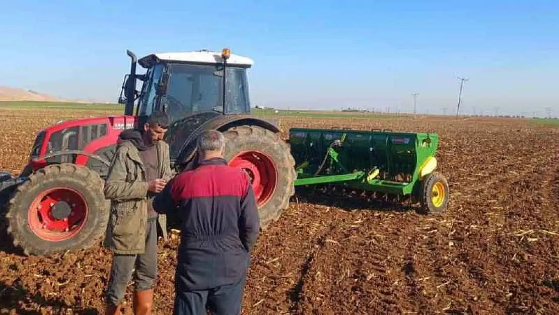 Mardin Ovası'nda buğday ekimi başladı