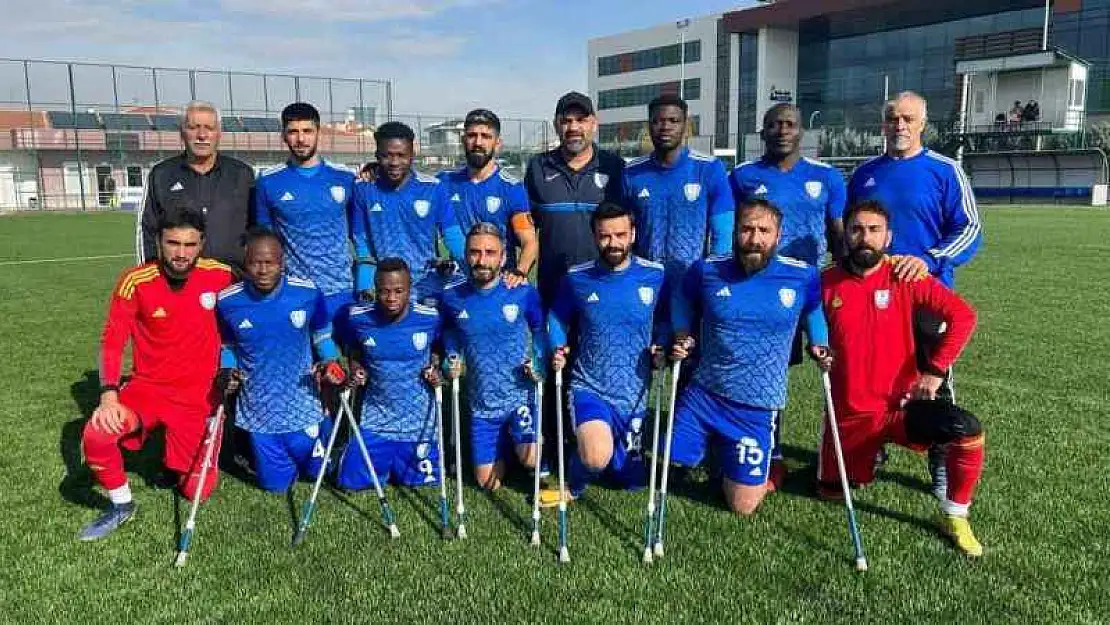 Şahinbey Ampute Futbol Takımı Konya deplasmanından galibiyetle döndü 4-0