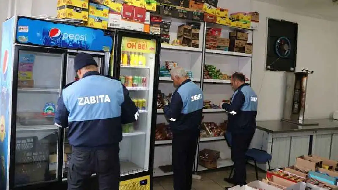 Bozova zabıtasından kantinlerde denetim