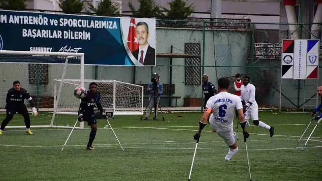 Şahinbey Ampute Futbol Takımı'ndan net skor 3-1