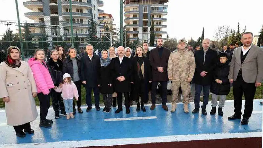 Depremde hayatını kaybeden Milletvekili Yakup Taş Parkının açılışı yapıldı