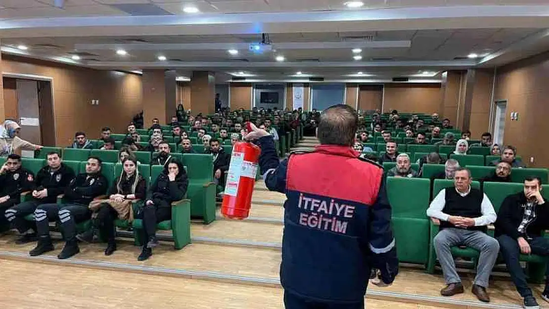 Büyükşehir itfaiyesinden 'risk alma, önlem al' semineri