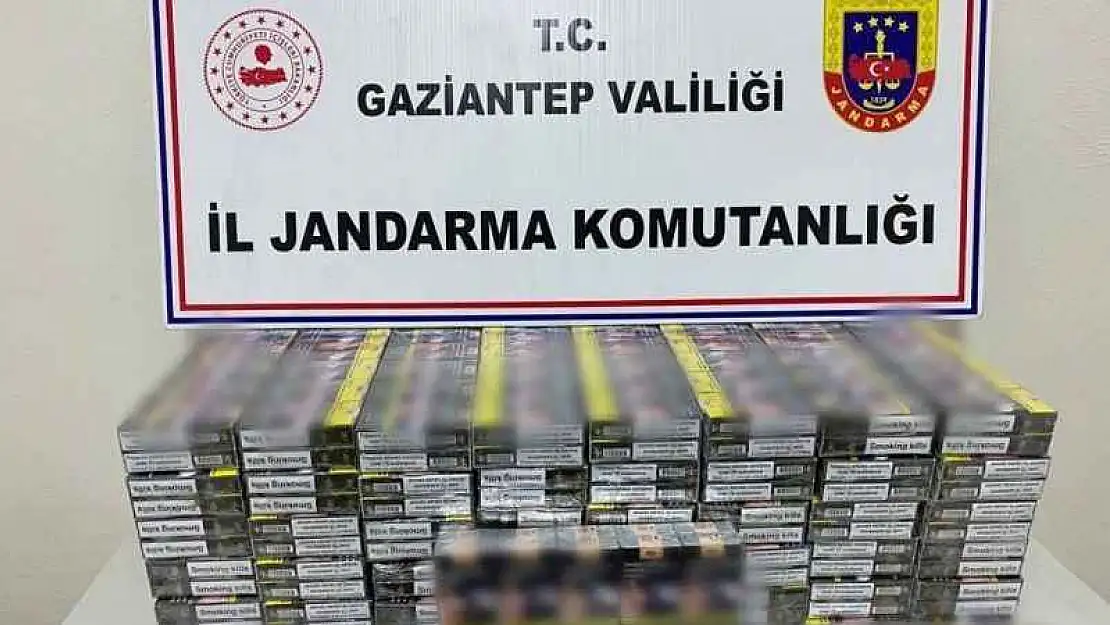 Gaziantep'te 330 bin TL'lik kaçak sigara operasyonu