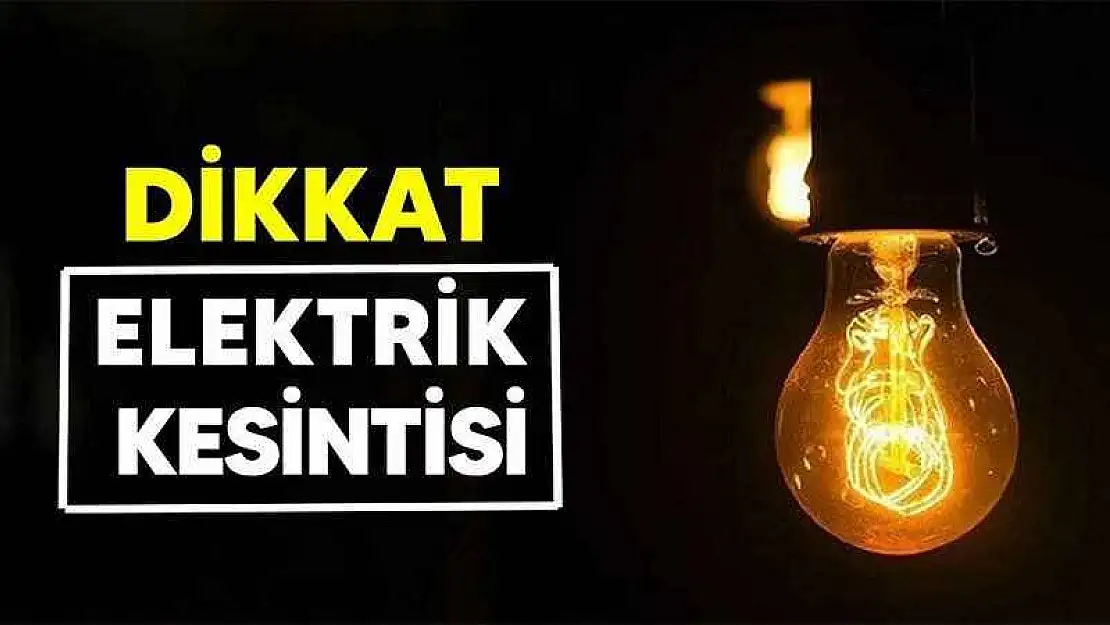 Adıyaman'da telefon, elektrik ve tüm hatlar kapanacak! İşte Adıyaman'da elektrik kesintisi belli oldu