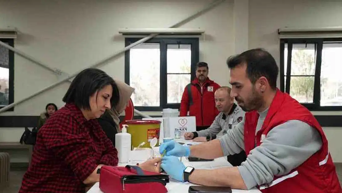 Şehitkamil'den kan bağışına destek