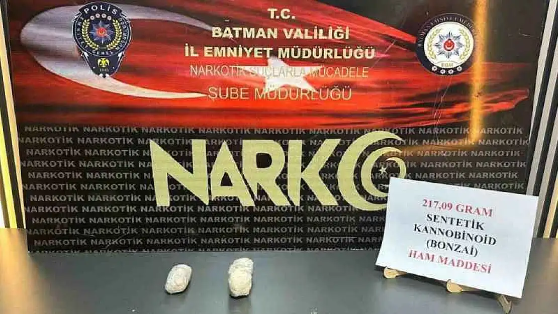 Batman'da uyuşturucu operasyonu: 2 tutuklama