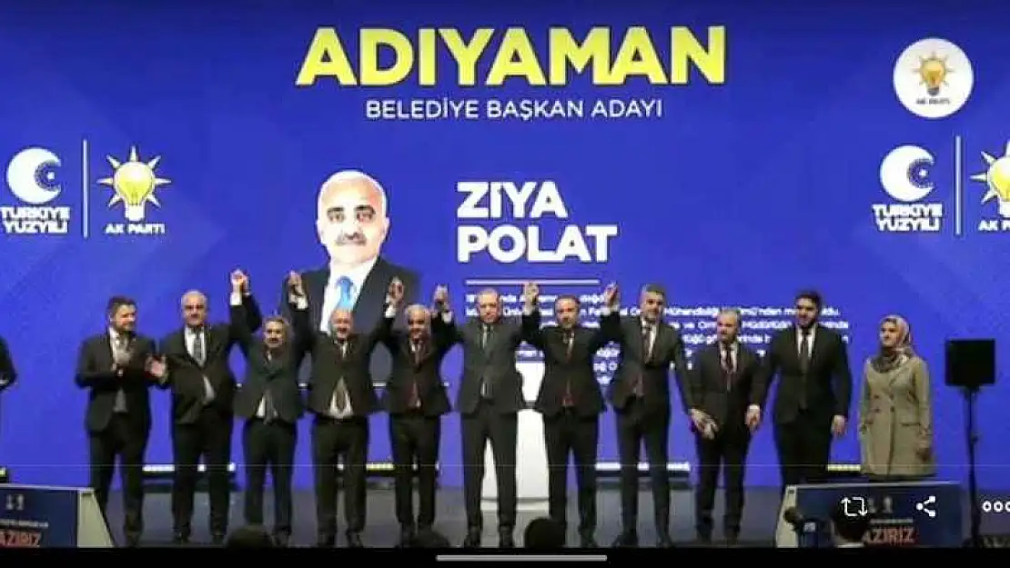 AK Parti Adıyaman Belediye Başkan Adayı Ziya Polat oldu