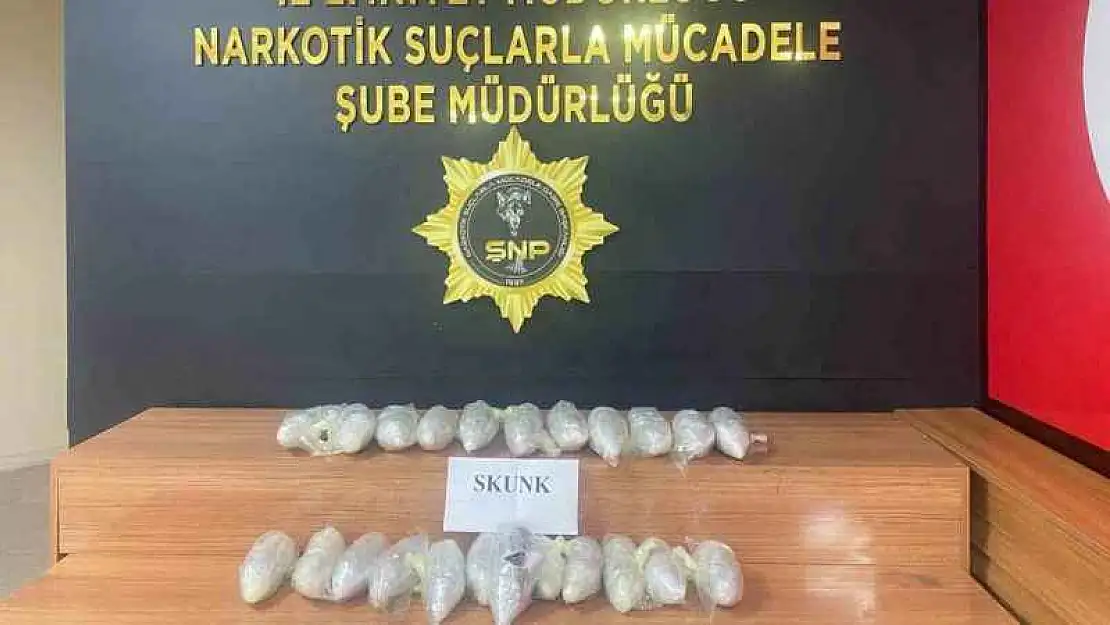 Şanlıurfa'da 8 kilo uyuşturucu ele geçirildi