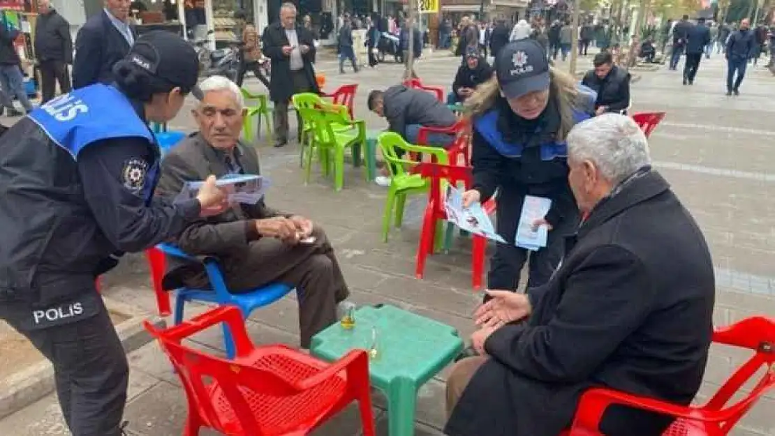 Mardin'de dolandırıcılara karşı broşür dağıtıldı