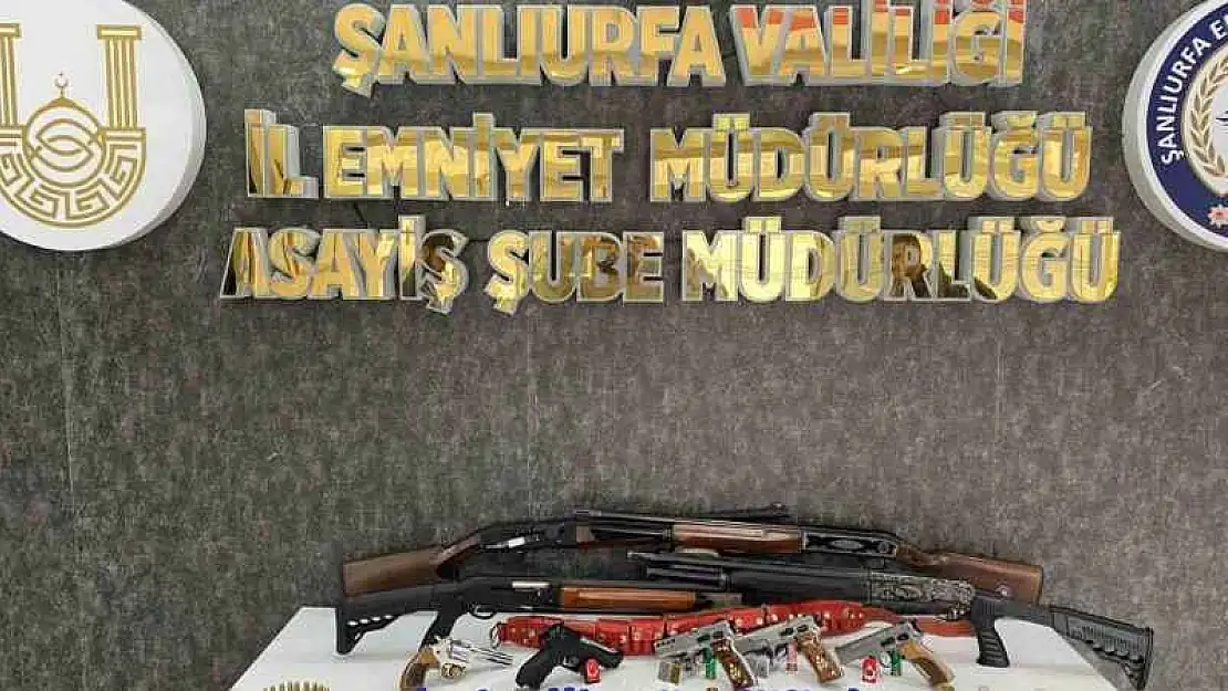 Şanlıurfa merkezli silah ticareti operasyonu: 18 gözaltı