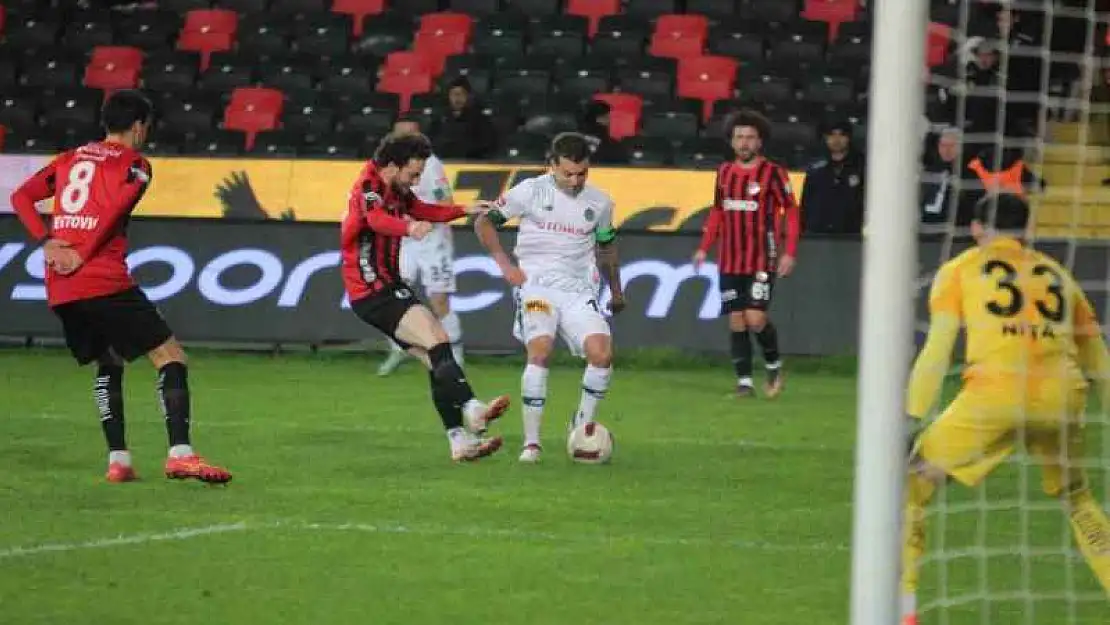 Trendyol Süper Lig: Gaziantep FK: 1 - Konyaspor: 1 (Maç sonucu)