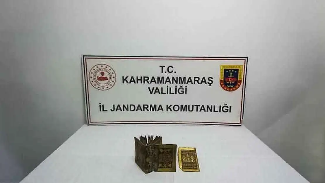 Kahramanmaraş'ta Bin 300 yıllık Tevrat ele geçirildi 