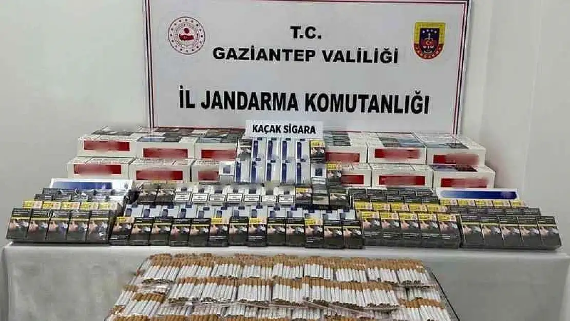 Jandarmadan 660 bin TL değerinde kaçak sigara operasyonu: 20 şahıs yakalandı