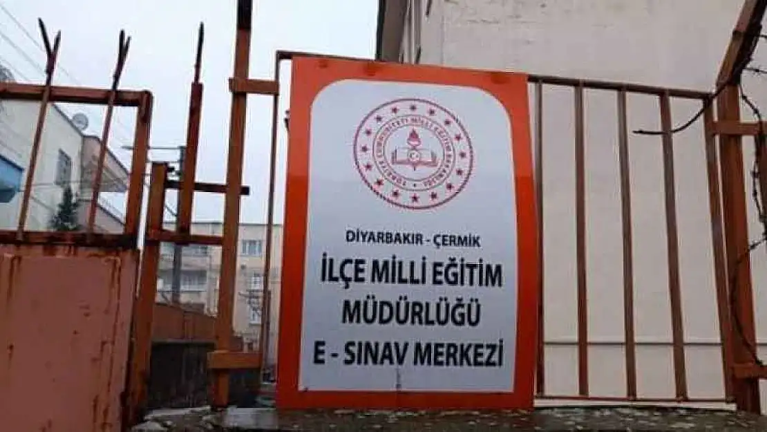 Çermik'te E-sınav merkezi hizmet vermeye başladı