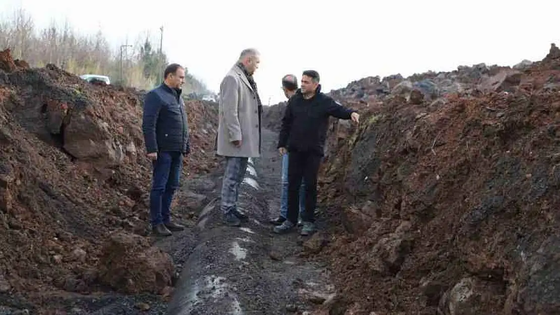 Diyarbakır'da deprem konutları içme suyu projesinde çalışmalar sürüyor