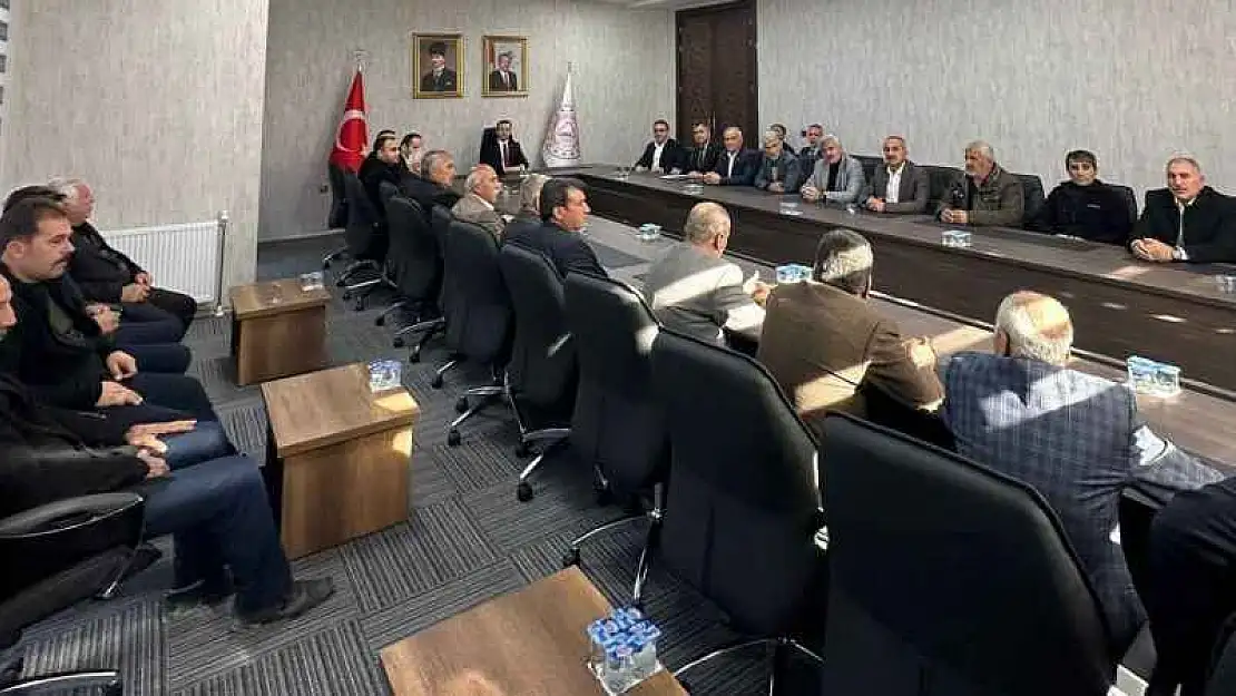 Samsat'ta afet değerlendirme toplantısı yapıldı