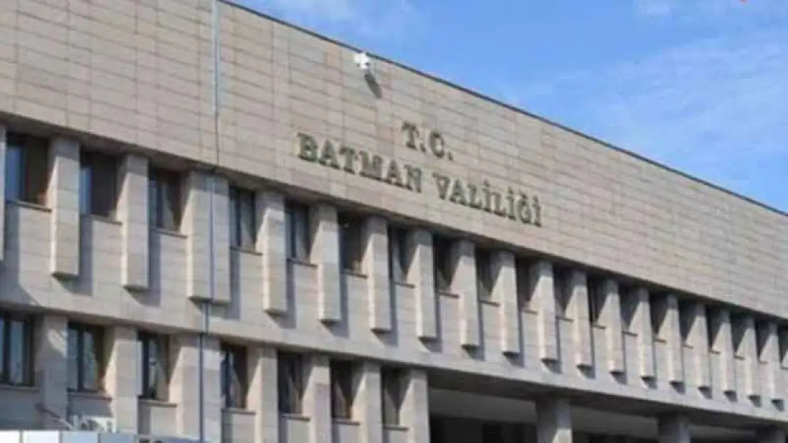 Batman'da etkinlikler valilik iznine bağlandı