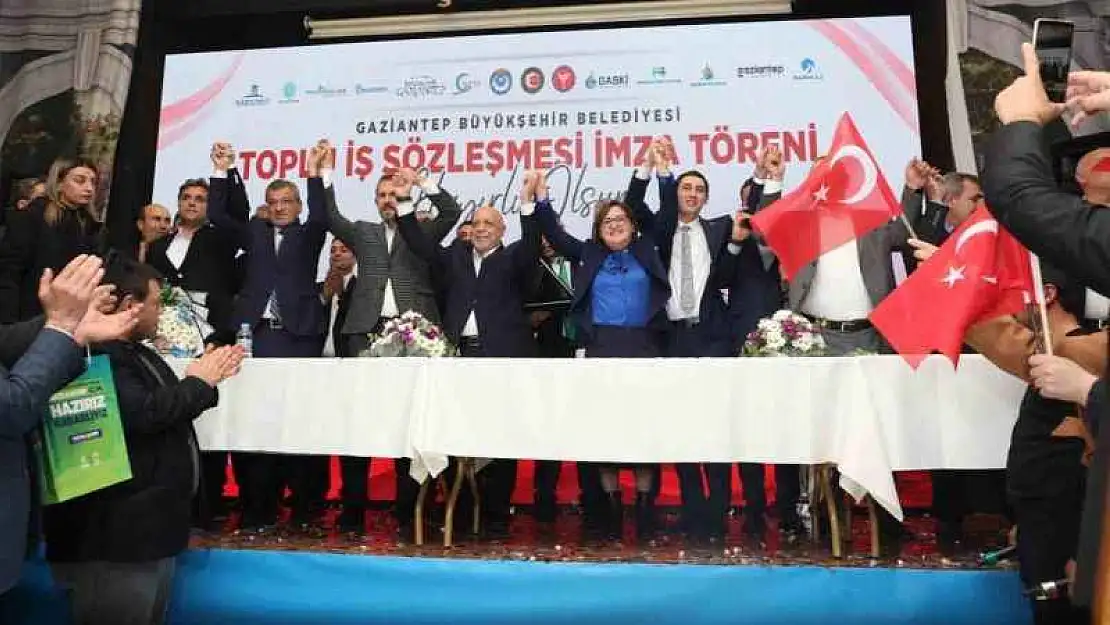 Gaziantep Büyükşehir'den çalışanlara yüzde 100 zam