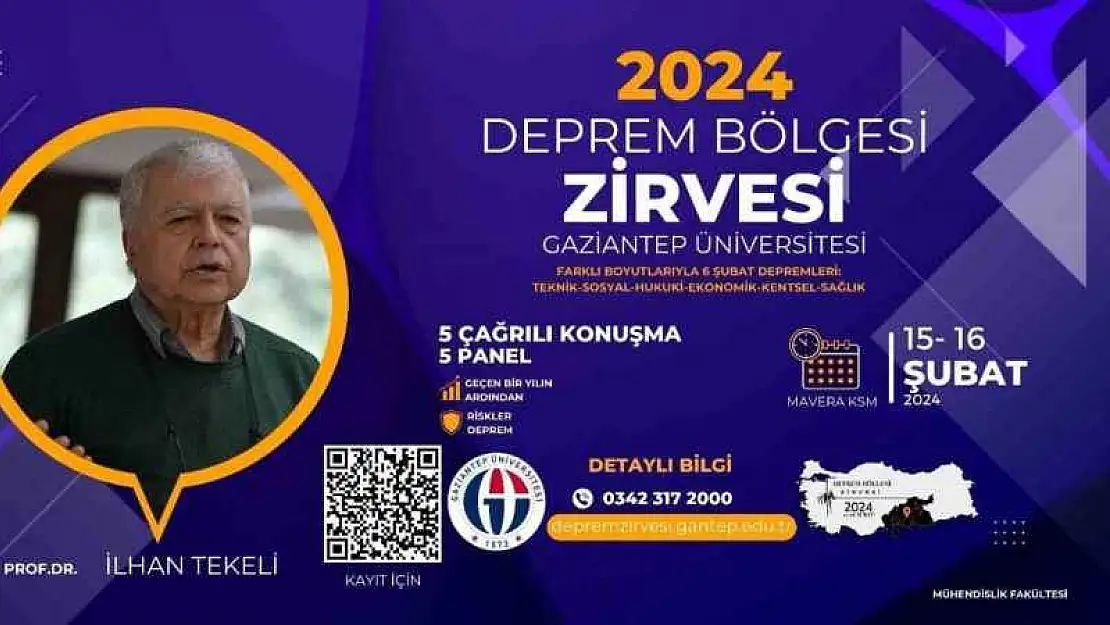 'Deprem Bölgesi Zirvesi' özel oturumu deprem, şehircilik ve sosyolojisi üzerine olacak