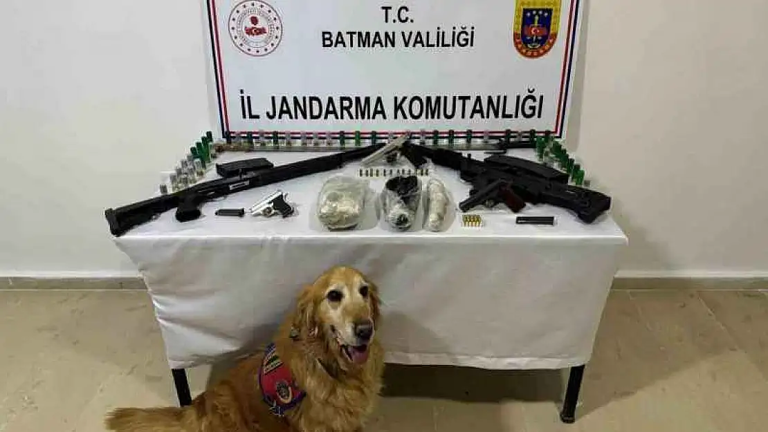 Batman'da jandarma silah kaçakçılarına göz açtırmıyor: 2 tutuklama