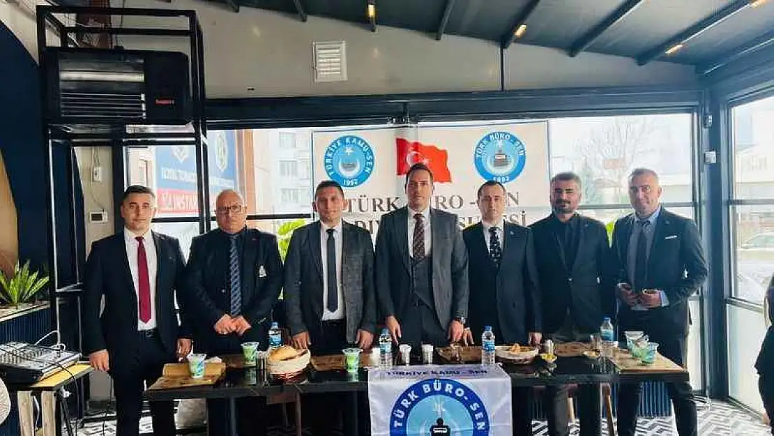 Türk Büro-Sen Adıyaman şubesinin birinci olağan kurulu gerçekleştirdi