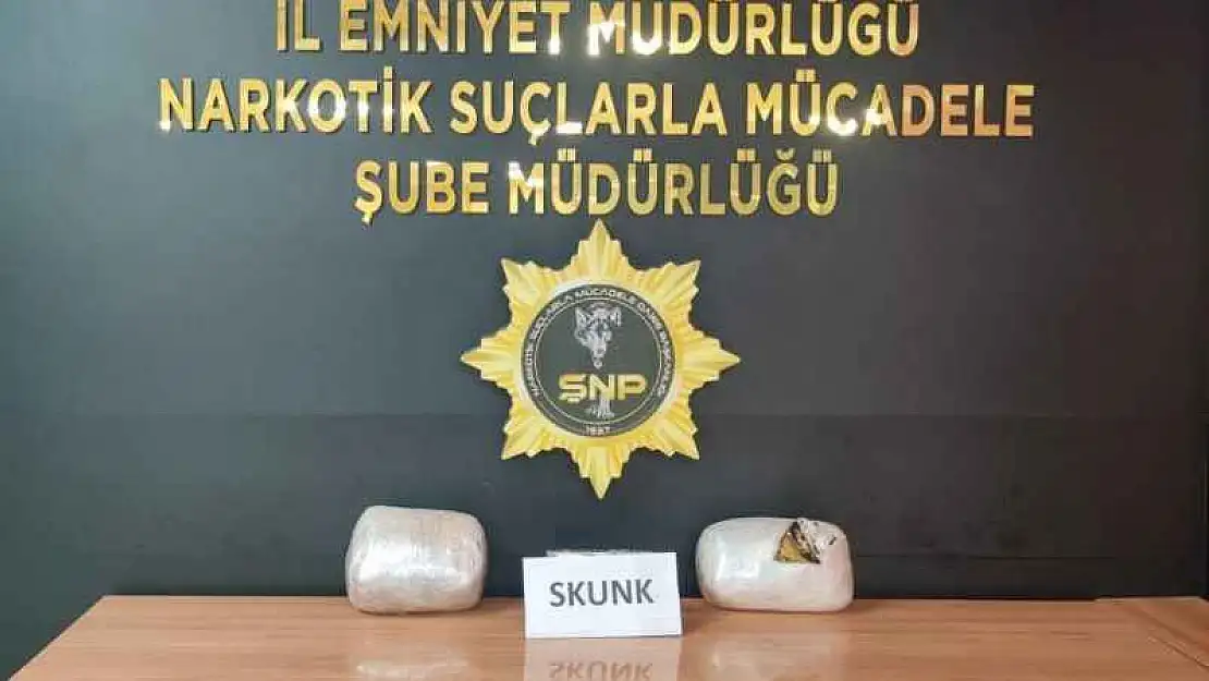 Şanlıurfa'da 4 kilogram skunk ele geçirildi: 1 gözaltı