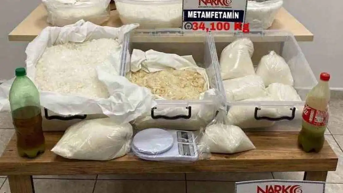 Mardin'de 70 kilo metamfetamin ele geçirildi: 3 tutuklama