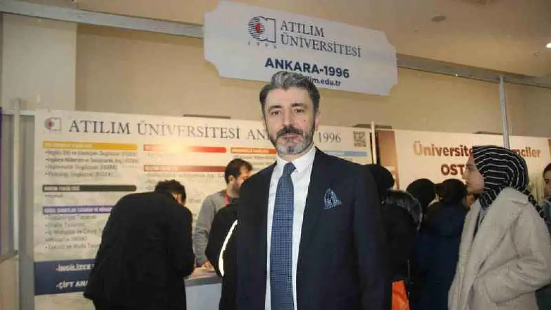 Eğitim fuarında Atılım Üniversitesi standına yoğun ilgi