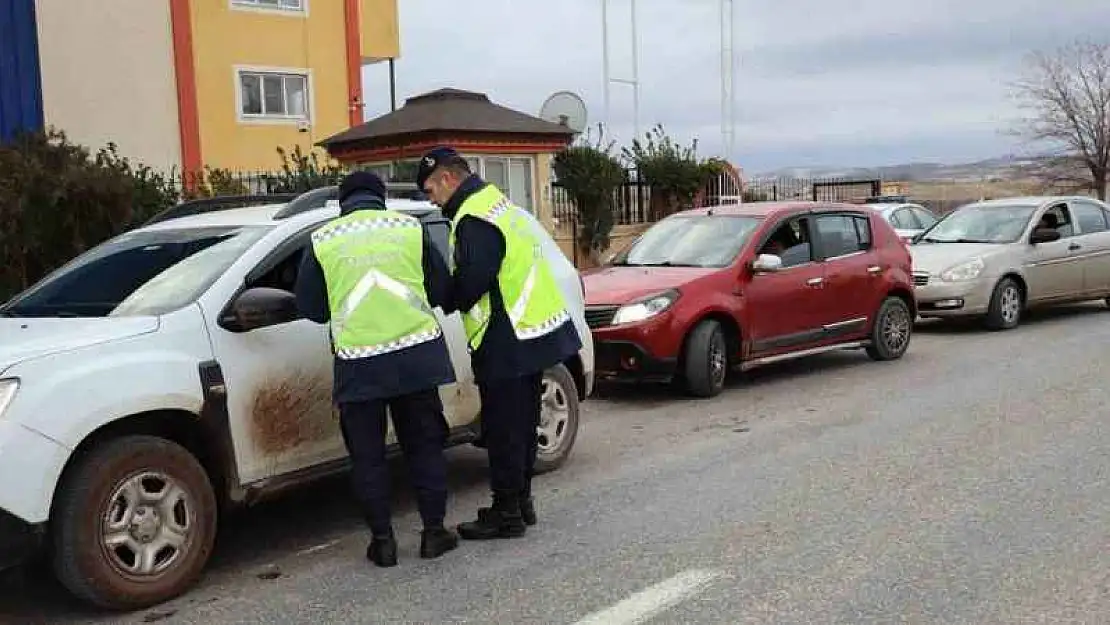 Gaziantep'te çakar lamba kullanan araçlara denetim