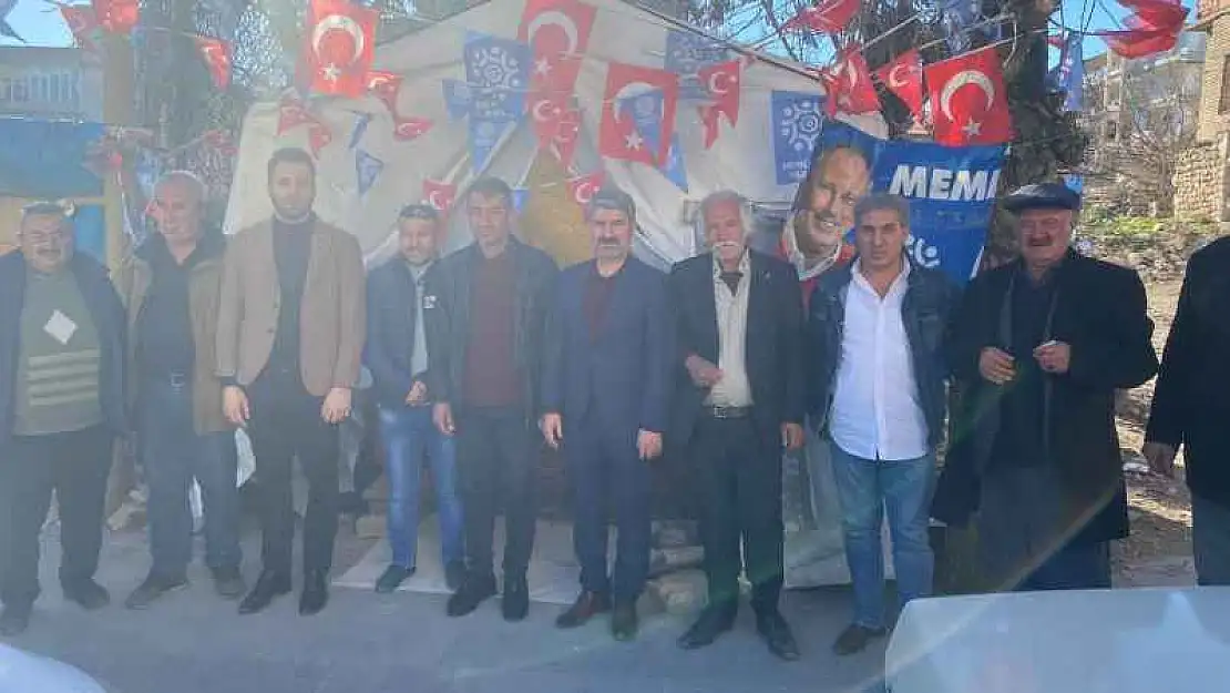 Memleket Partisi Besni İlçe Teşkilatından Reşit Alkan'a Destek