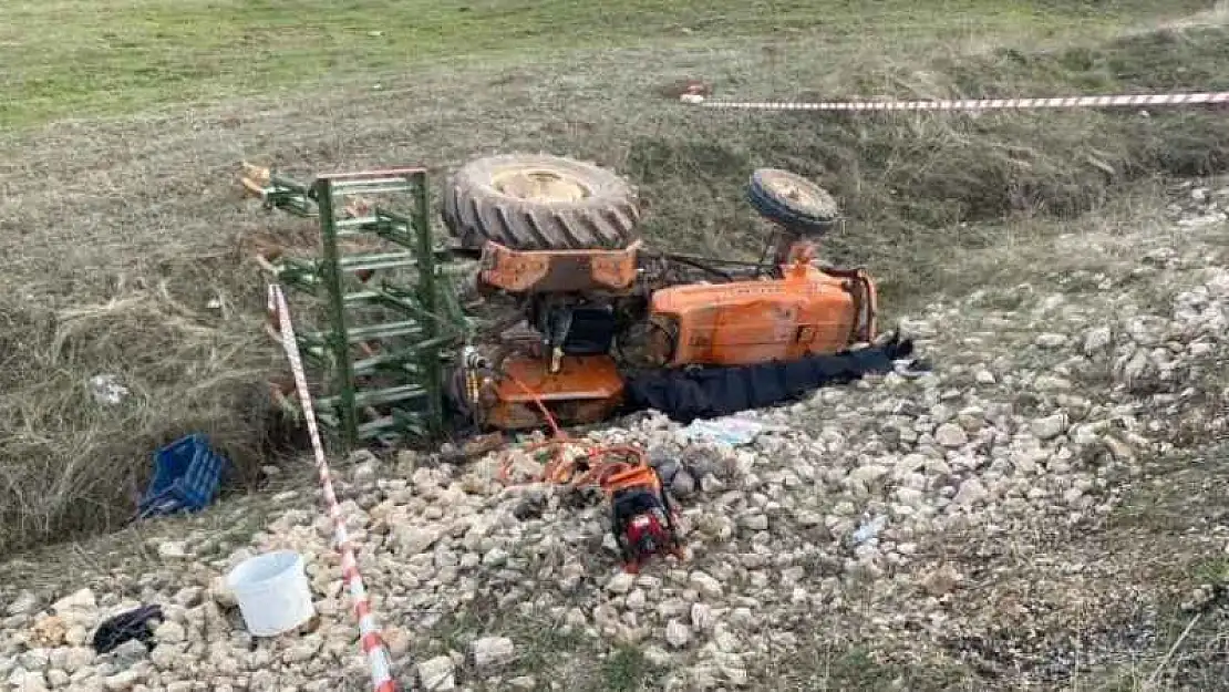 Adıyaman'da traktör devrildi: 1 ölü