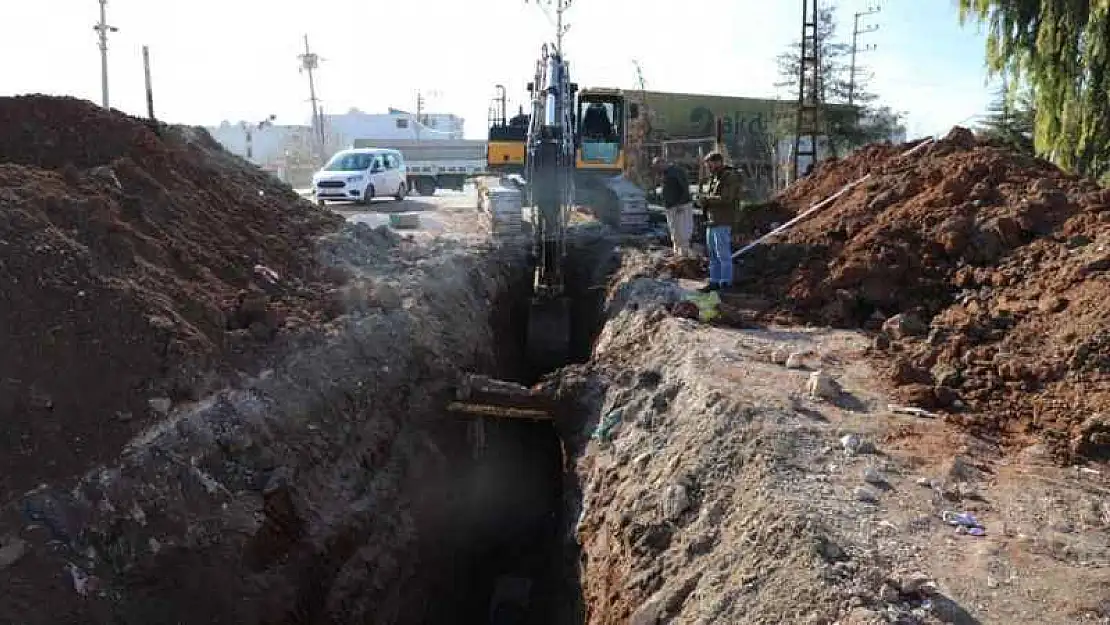 Mardin'de altyapı güçlendirme çalışmaları sürüyor