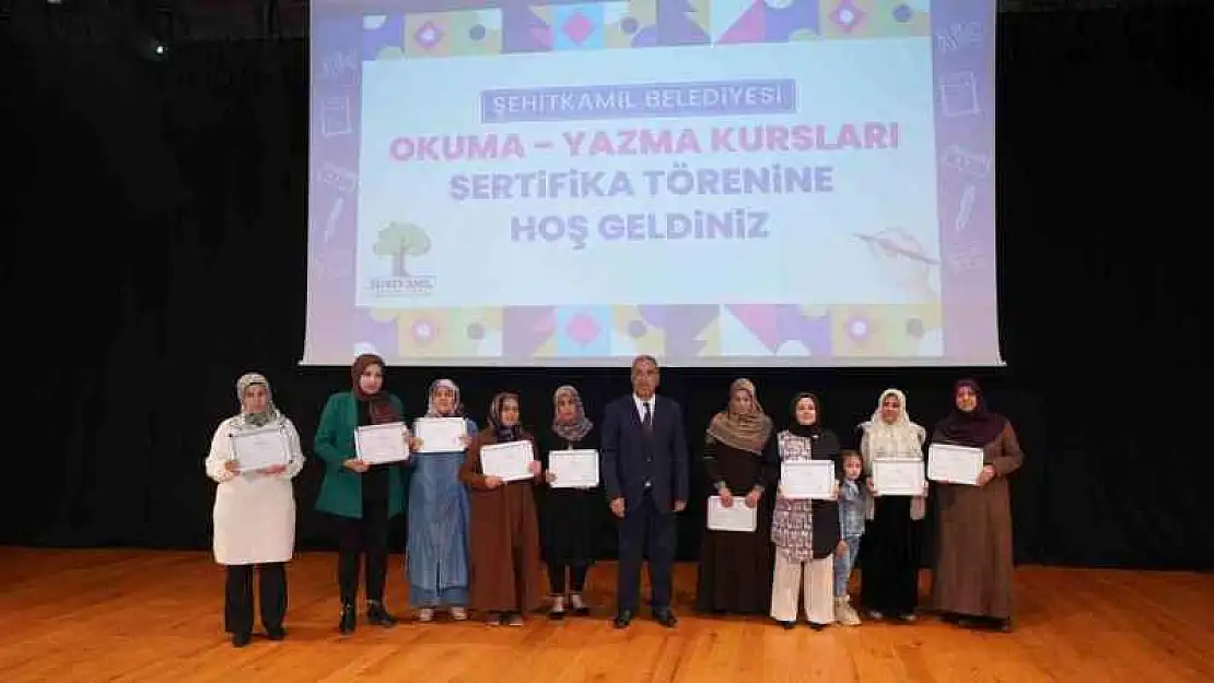 Şehitkamil'de 5 bin 288 kişiye okuma-yazma öğretildi