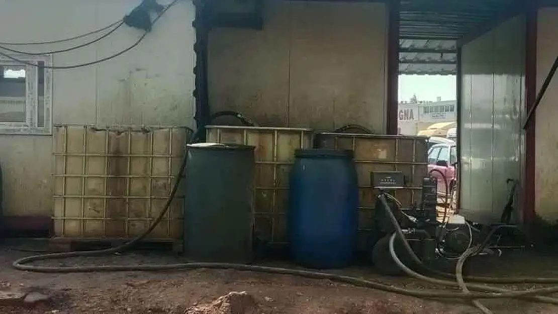 Gaziantep'te 5 bin litre kaçak akaryakıt ele geçirildi: 2 gözaltı