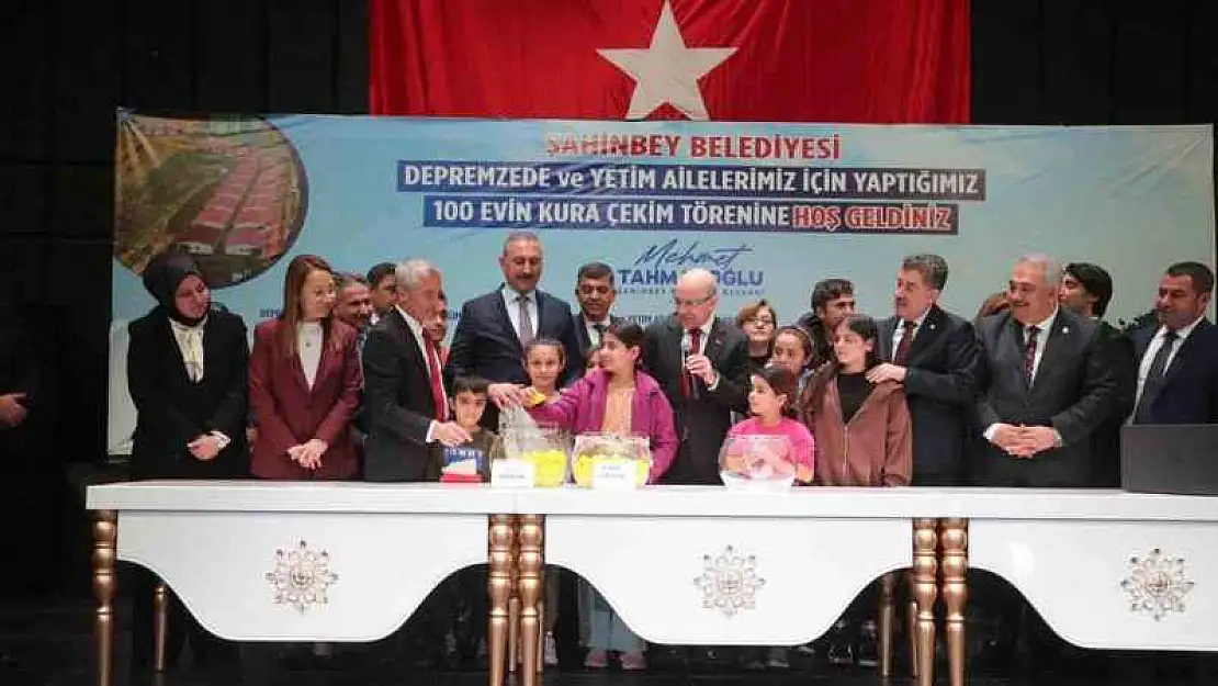 Şahinbey Belediyesi 100 depremzede ve yetim ailenin yüzünü güldürdü