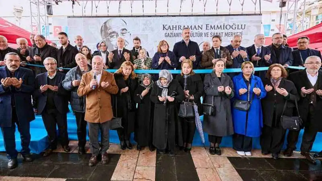 Kahraman Emmioğlu'nun ismi, Gaziantep Sanat Merkezi'nde yaşayacak