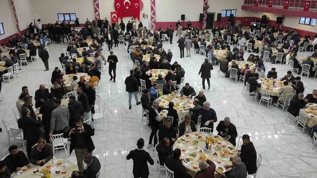 Sason'da güvenlik korucularına toplu iftar yemeği verildi