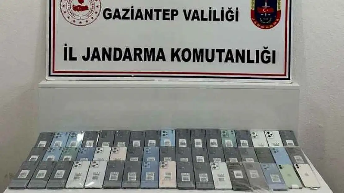 Gaziantep'te 1 milyon lira değerinde kaçak telefon ele geçirildi