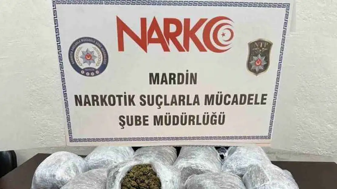 Nusaybin'de 10 kilo esrar ele geçirildi