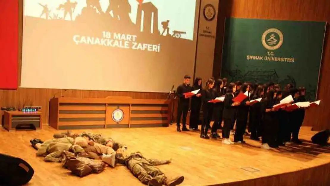 Şırnak'ta Çanakkale Zaferi'nin 109. yılı kutlandı