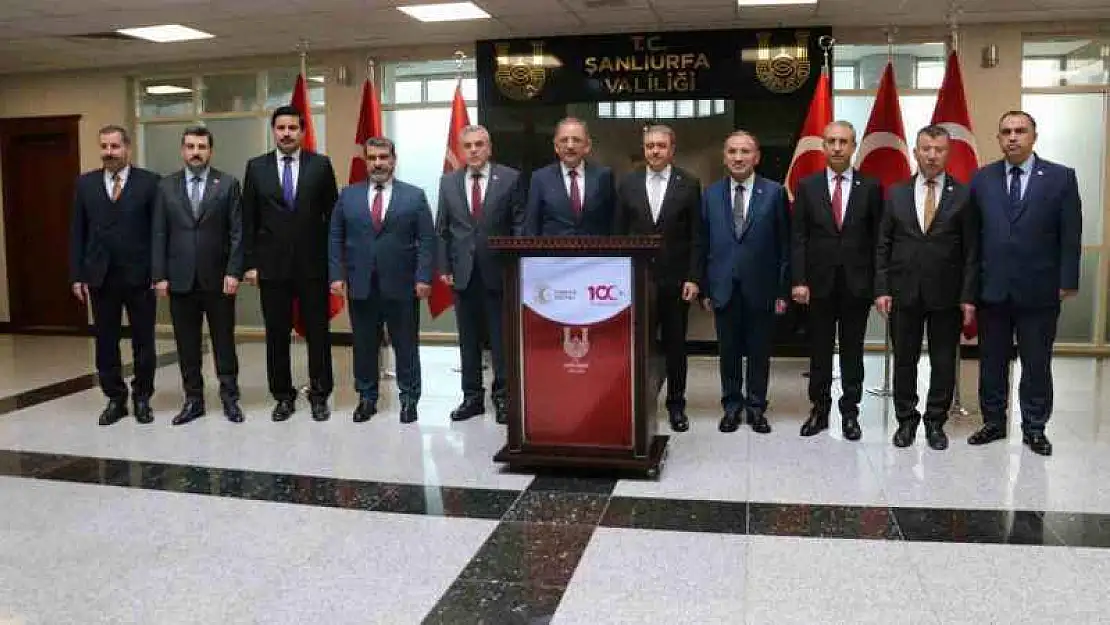 Bakan Özhaseki Şanlıurfa'da