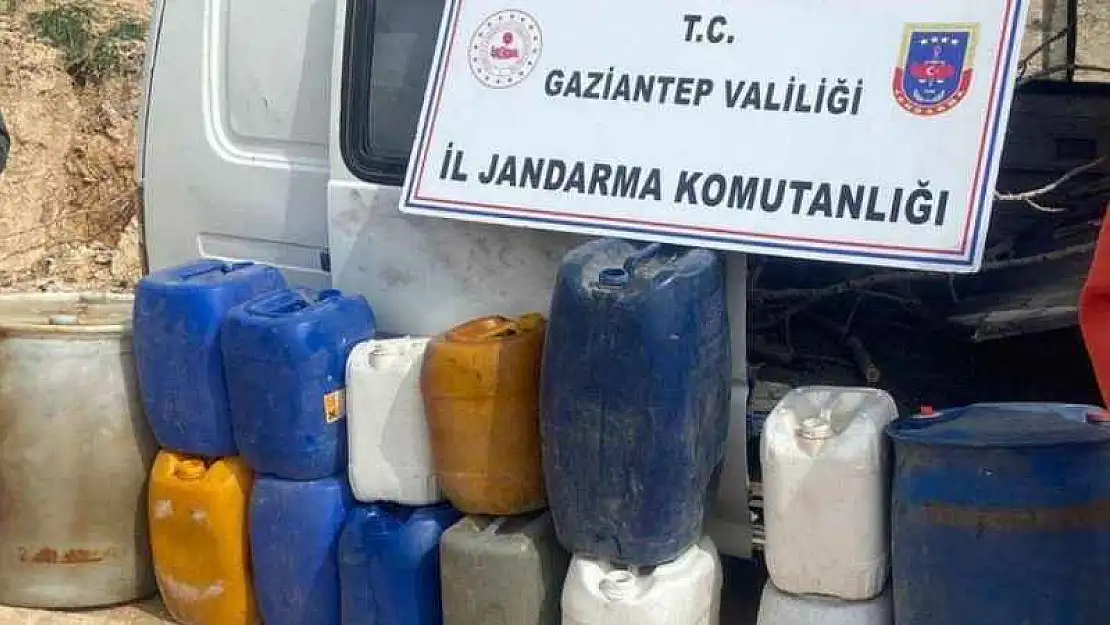 Yakıt tankerinden mazot çalan hırsızlara suçüstü