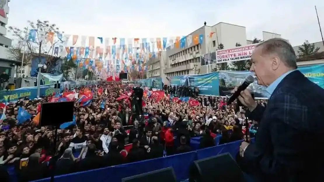 Cumhurbaşkanı Erdoğan Batman'da halka hitap etti