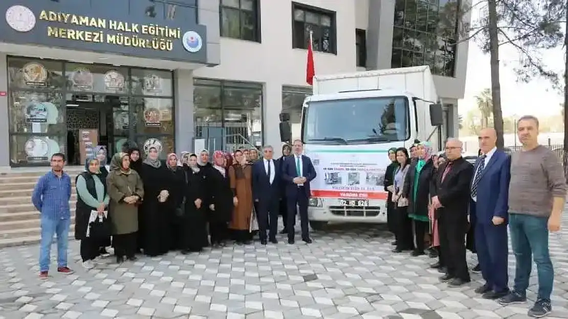 Adıyaman'dan Gazze'ye 10 bin bebek zıbını yola çıktı