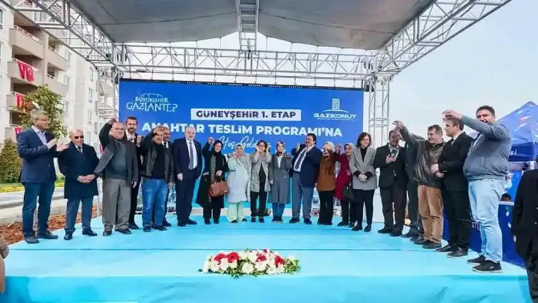 Gazi Konut'un yapımını tamamladığı 500 konut hak sahiplerine teslim ediliyor