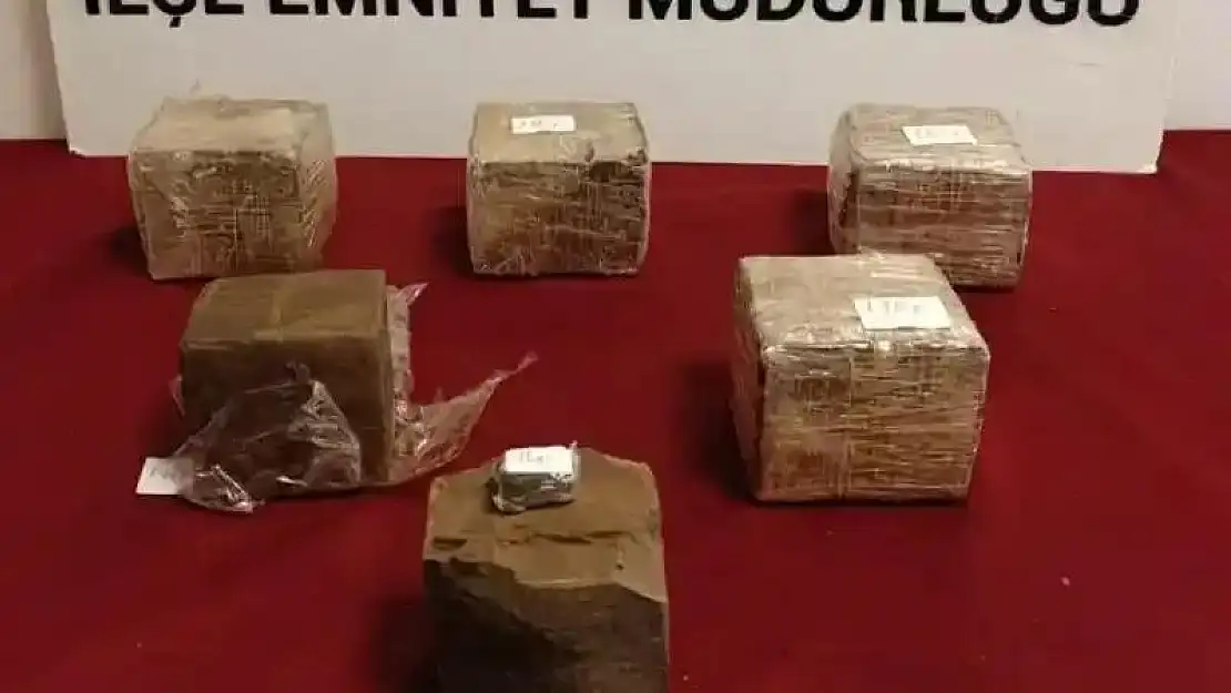 Gaziantep'te 9 kilo esrar ele geçirildi