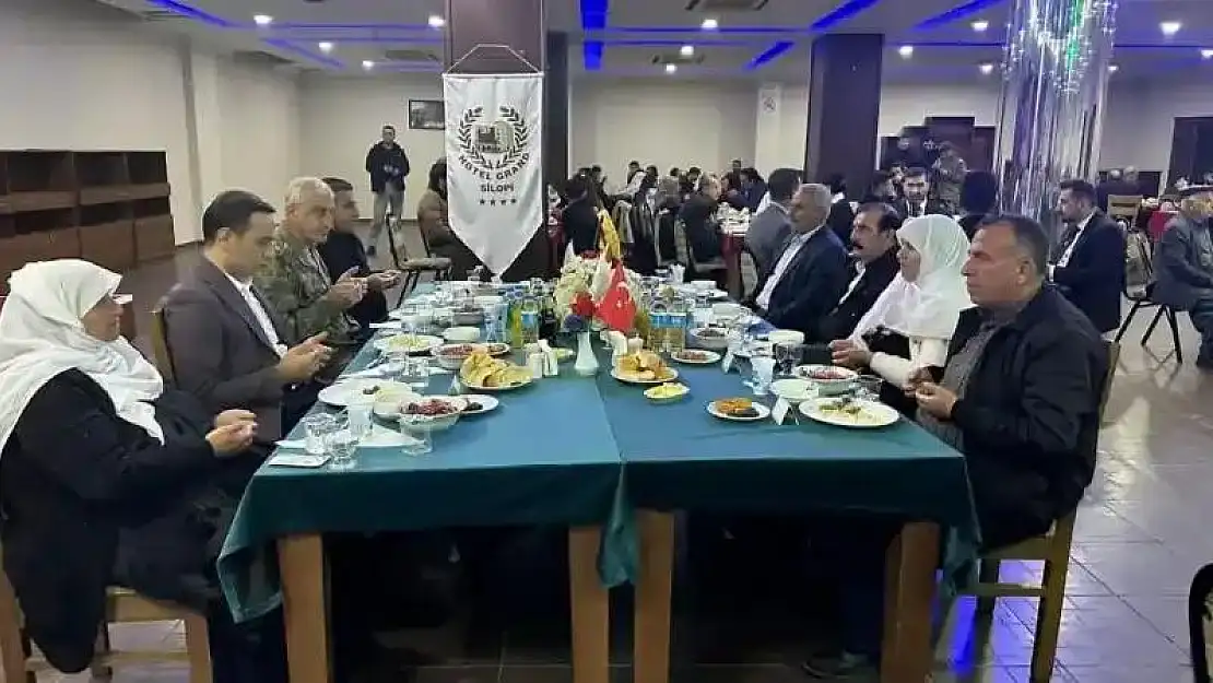 Silopi Kaymakamı şehit aileleri ve gazilerle iftarda bir araya geldi